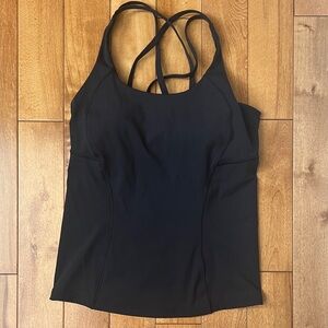 Lululemon Black Strappy Athletic Tank Top
